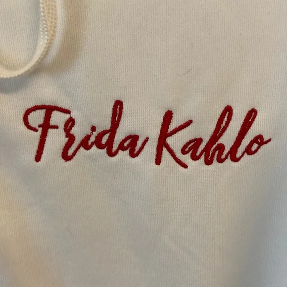 NWT Frida Kahlo x Shein Graphic Zip Front  Hoodie - Picture 5 of 10